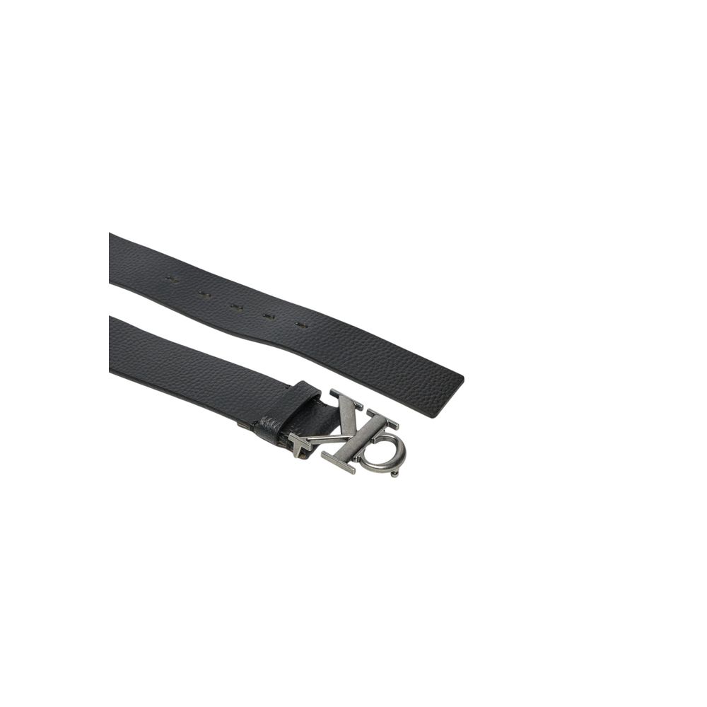 Calvin Klein Jeans Schwarzer Ledergürtel