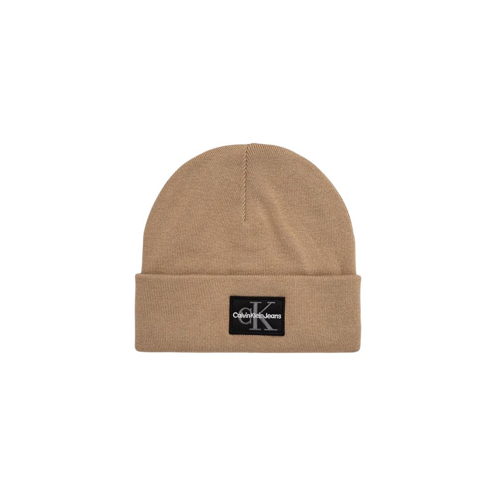Calvin Klein Jeans Beige Baumwolle Kappen Baseballmütze