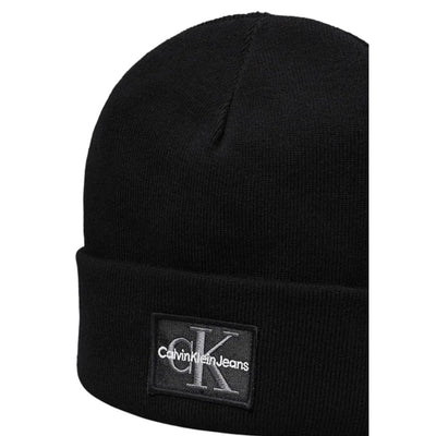 Calvin Klein Jeans Schwarze Baumwollmützen Baseballmütze