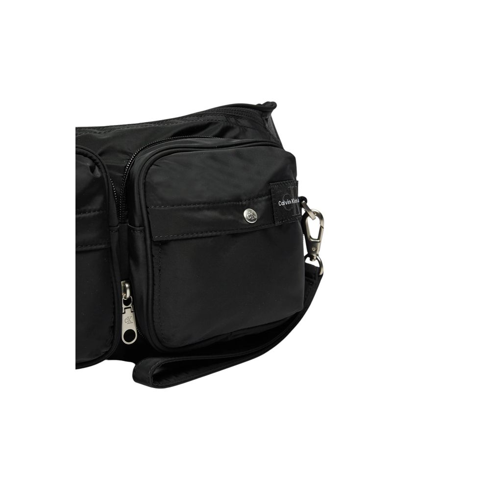 Calvin Klein Jeans Schwarze Gürteltasche aus recyceltem Polyester