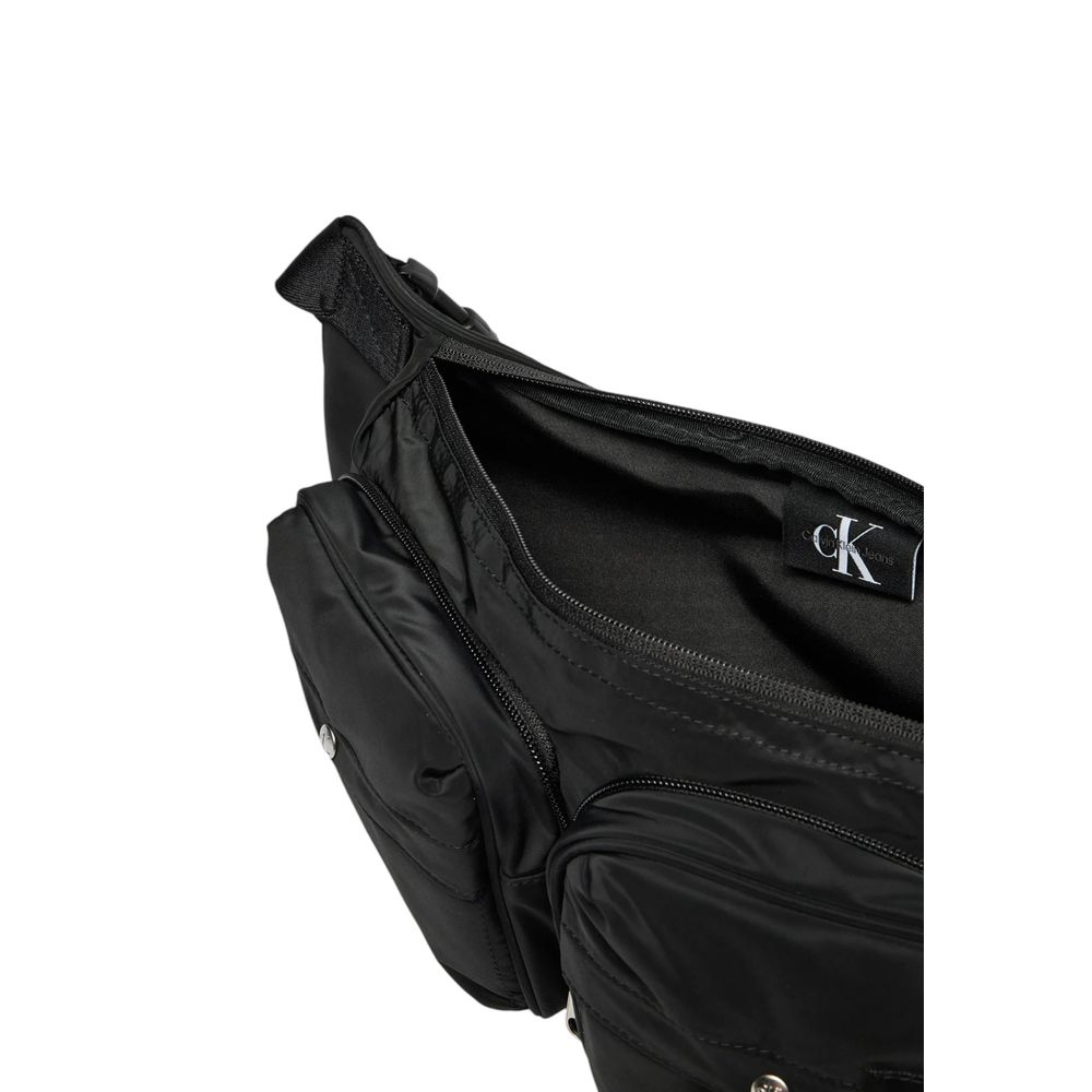 Calvin Klein Jeans Schwarze Gürteltasche aus recyceltem Polyester