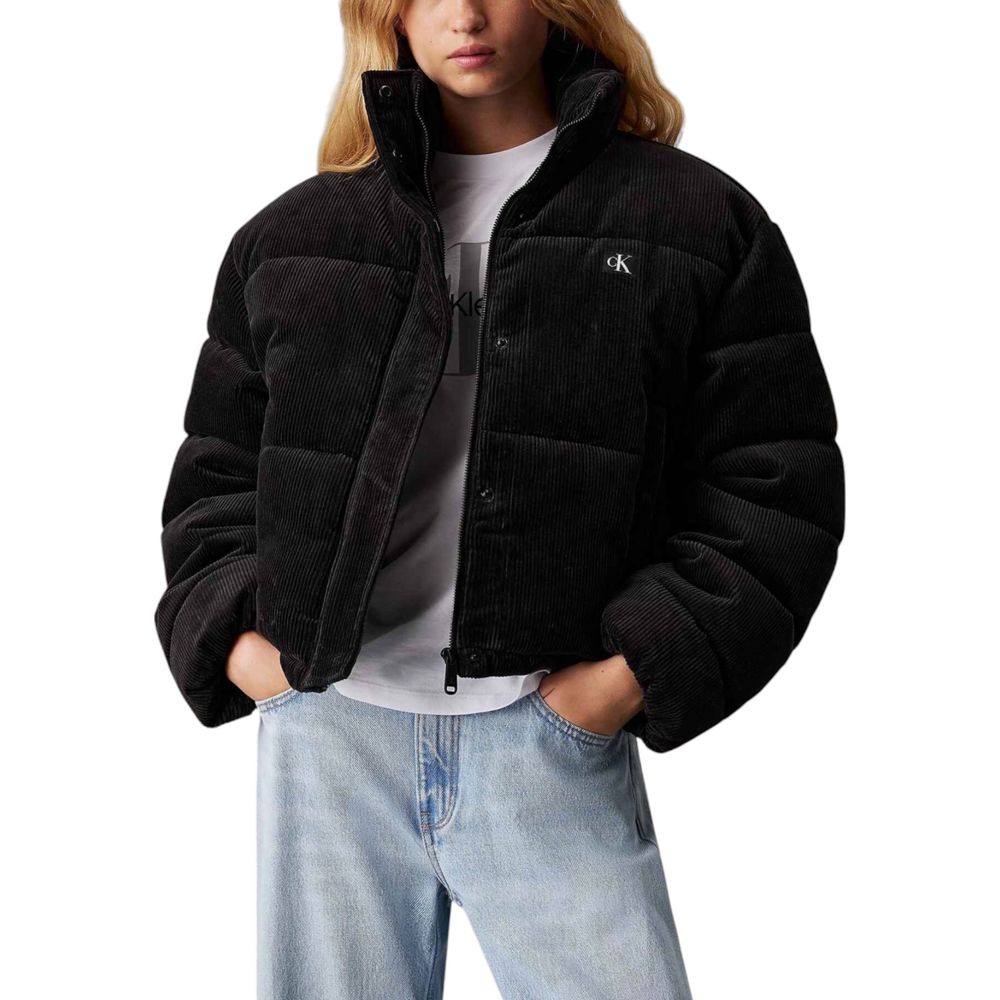 Calvin Klein Jeans Schwarze Polyester Jacken & Mantel