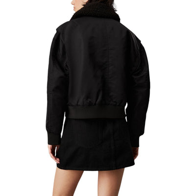 Calvin Klein Jeans Schwarze Polyester Jacken & Mantel