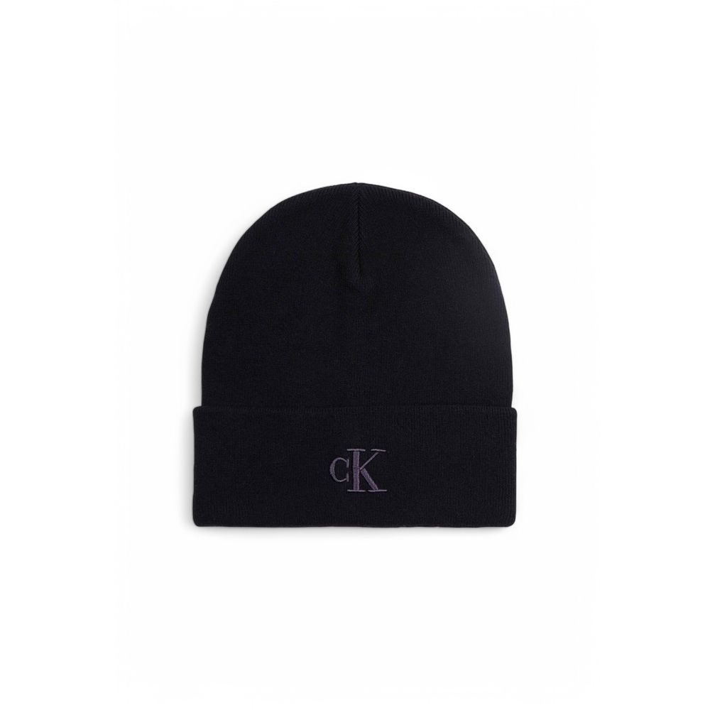 Calvin Klein Jeans Schwarze Wollmützen Baseballmütze