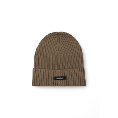 Calvin Klein Beige Bio-Baumwollmützen Baseballmütze