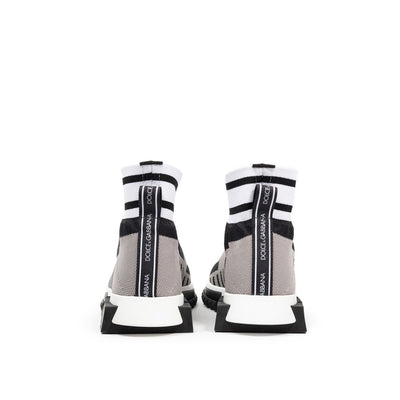 Dolce & Gabbana Schwarzer Stoffsneaker