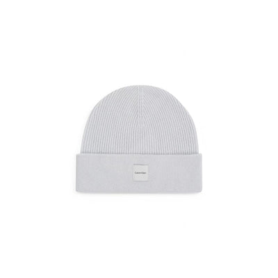 Calvin Klein Graue Kaschmir-Mützen Baseballmütze