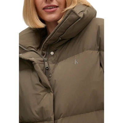Calvin Klein Jeans Graue Polyester Jacken & Mantel