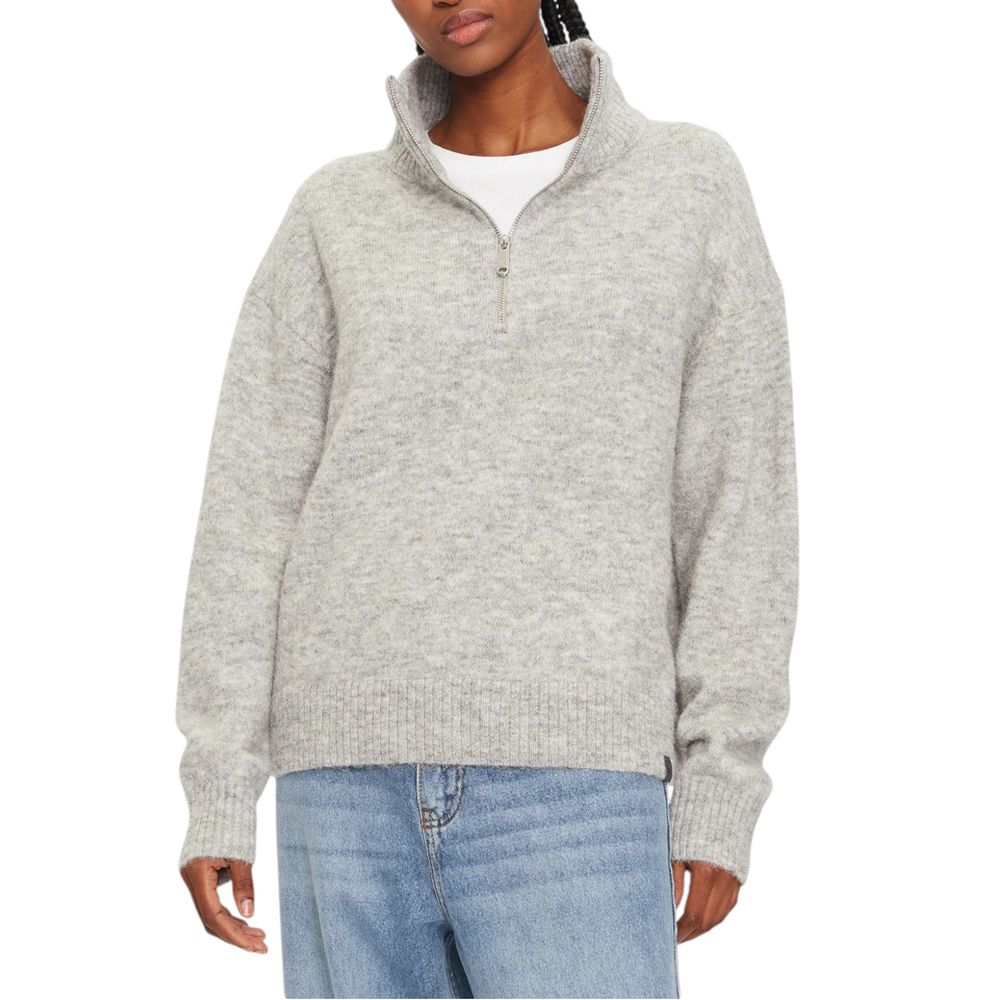 Calvin Klein Jeans Graue Polyester-Strickjacke