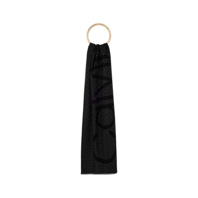 Calvin Klein Schwarzer Marabu-Schal
