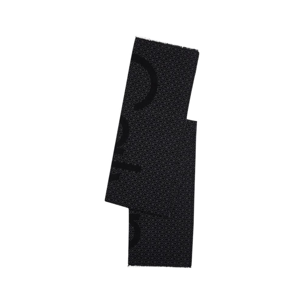 Calvin Klein Schwarzer Marabu-Schal