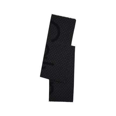 Calvin Klein Schwarzer Marabu-Schal