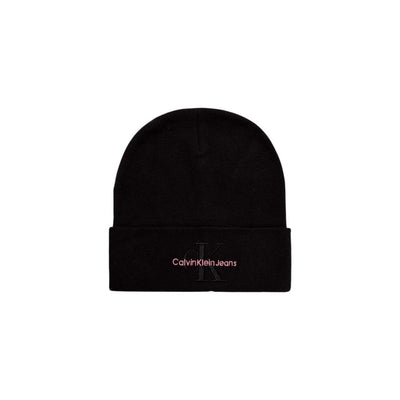 Calvin Klein Jeans Schwarze Baumwollmützen Baseballmütze