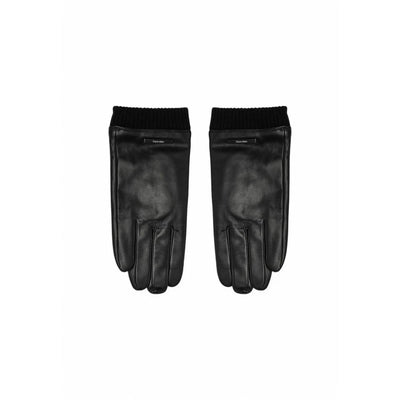 Calvin Klein Schwarzer Lederhandschuh