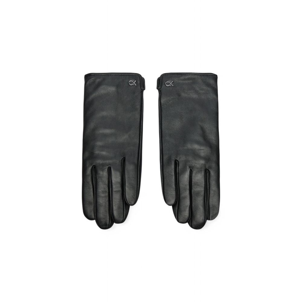 Calvin Klein Schwarzer Lederhandschuh