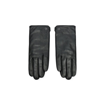 Calvin Klein Schwarzer Lederhandschuh
