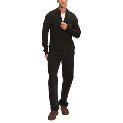 Calvin Klein Jeans Schwarzer Baumwoll-Cardigan