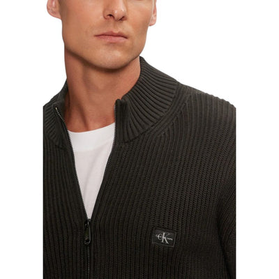 Calvin Klein Jeans Schwarzer Baumwoll-Cardigan