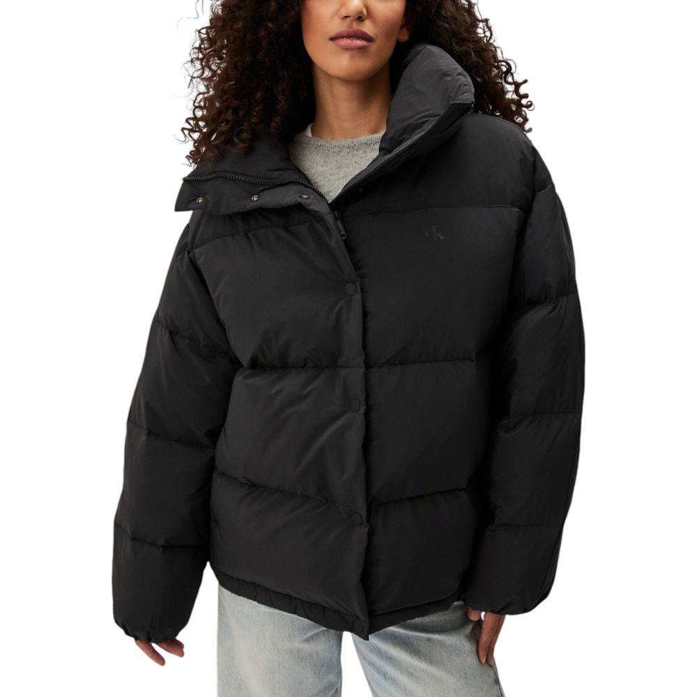 Calvin Klein Jeans Schwarze Polyester Jacken & Mantel