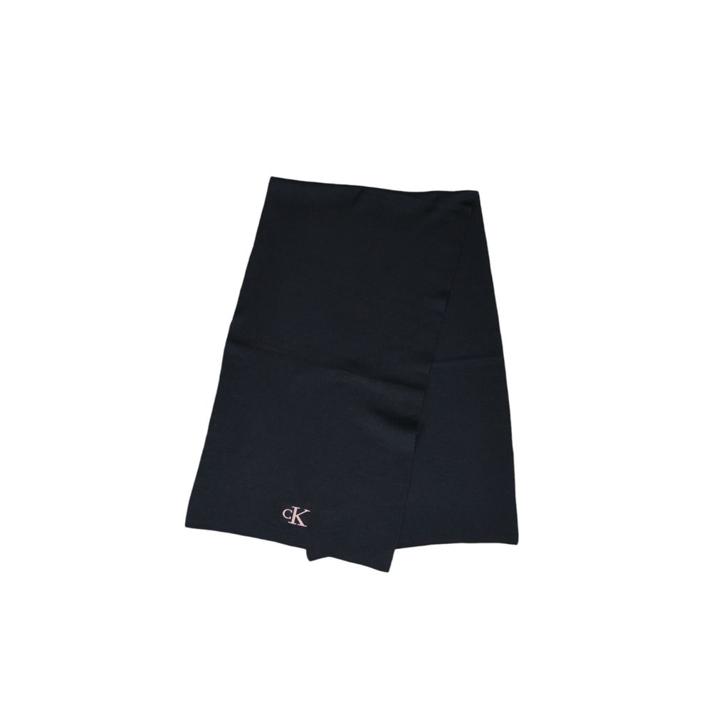 Calvin Klein Schwarzer Schal aus recyceltem Polyester