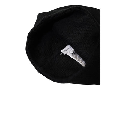 Calvin Klein Jeans Schwarze Baumwollmützen Baseballmütze
