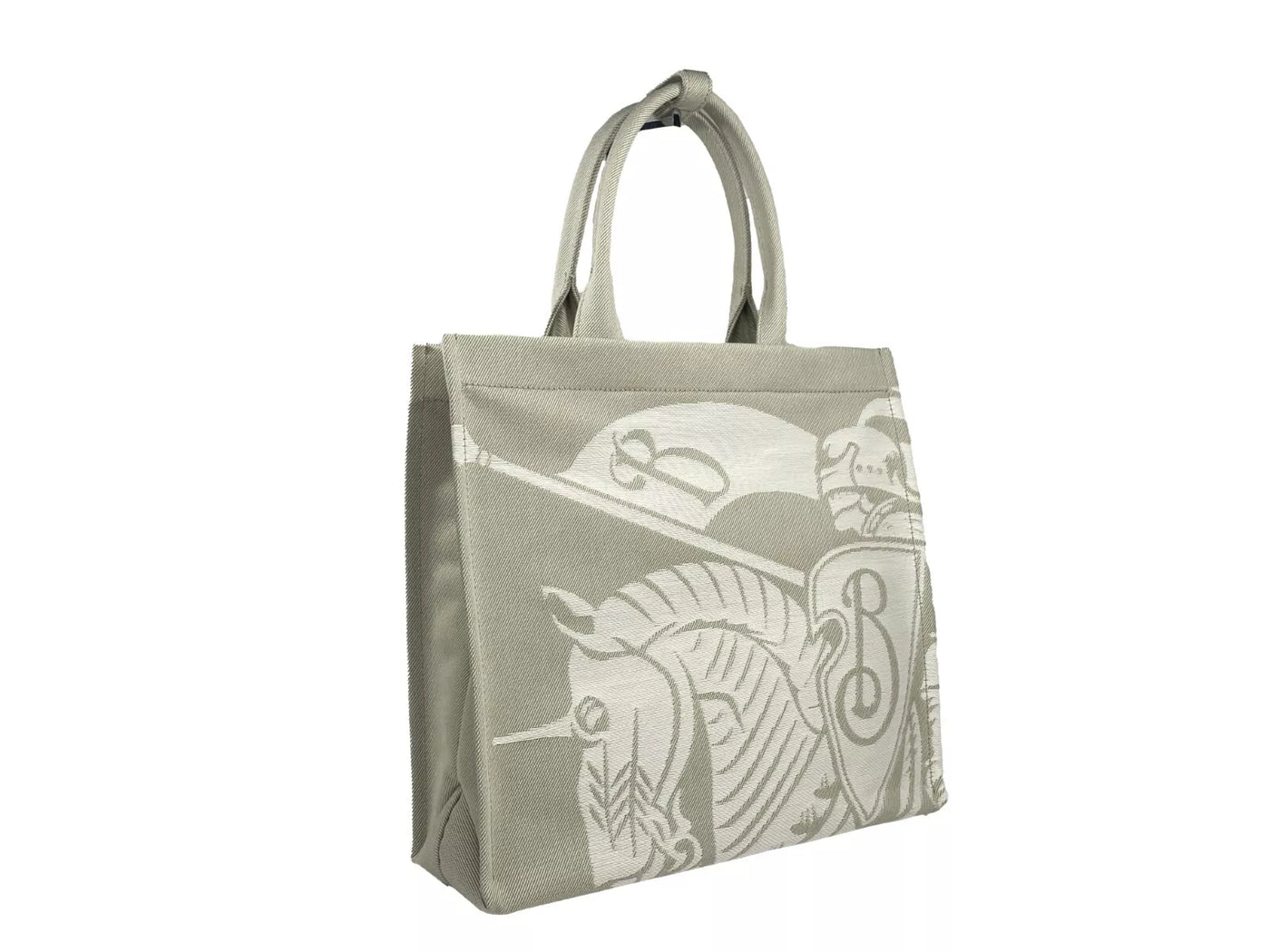 Burberry EKD Tragetasche aus Segeltuch mit Münzfach Beige