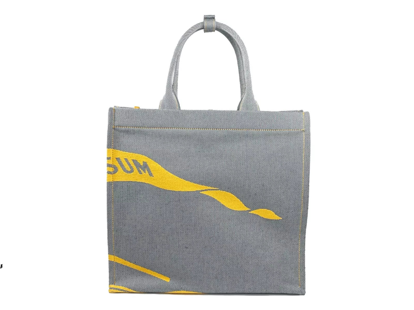 Burberry EKD Canvas Tragetasche mit Münzfach Sonnenblume grau
