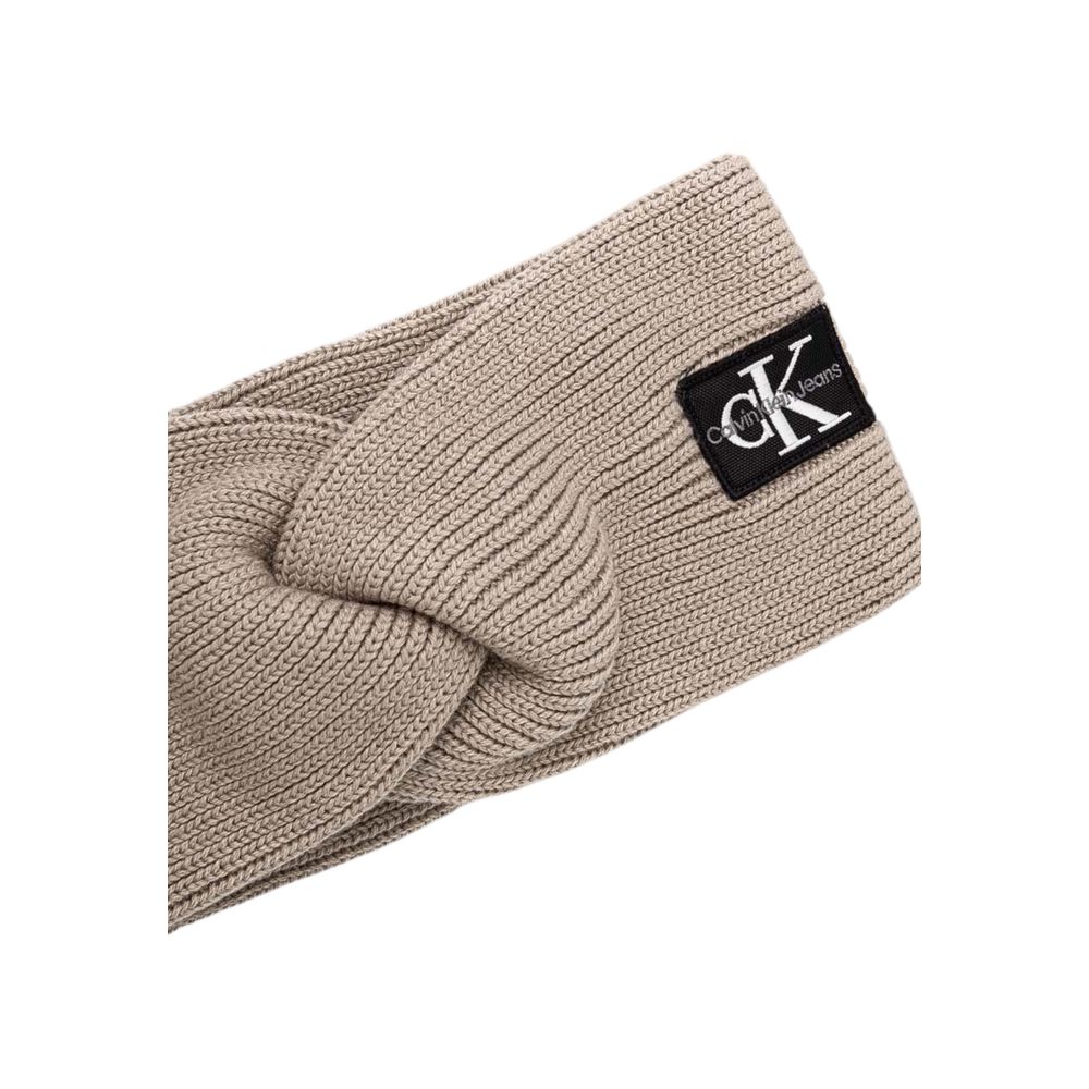 Calvin Klein Jeans Beige Baumwollmütze
