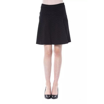 BYBLOS Schwarzer Polyester-Rock