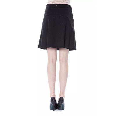 BYBLOS Schwarzer Polyester-Rock