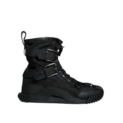 Dolce & Gabbana Schwarzer Nylon Sneaker