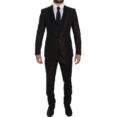 Dolce & Gabbana Bicolor Polyester Anzug