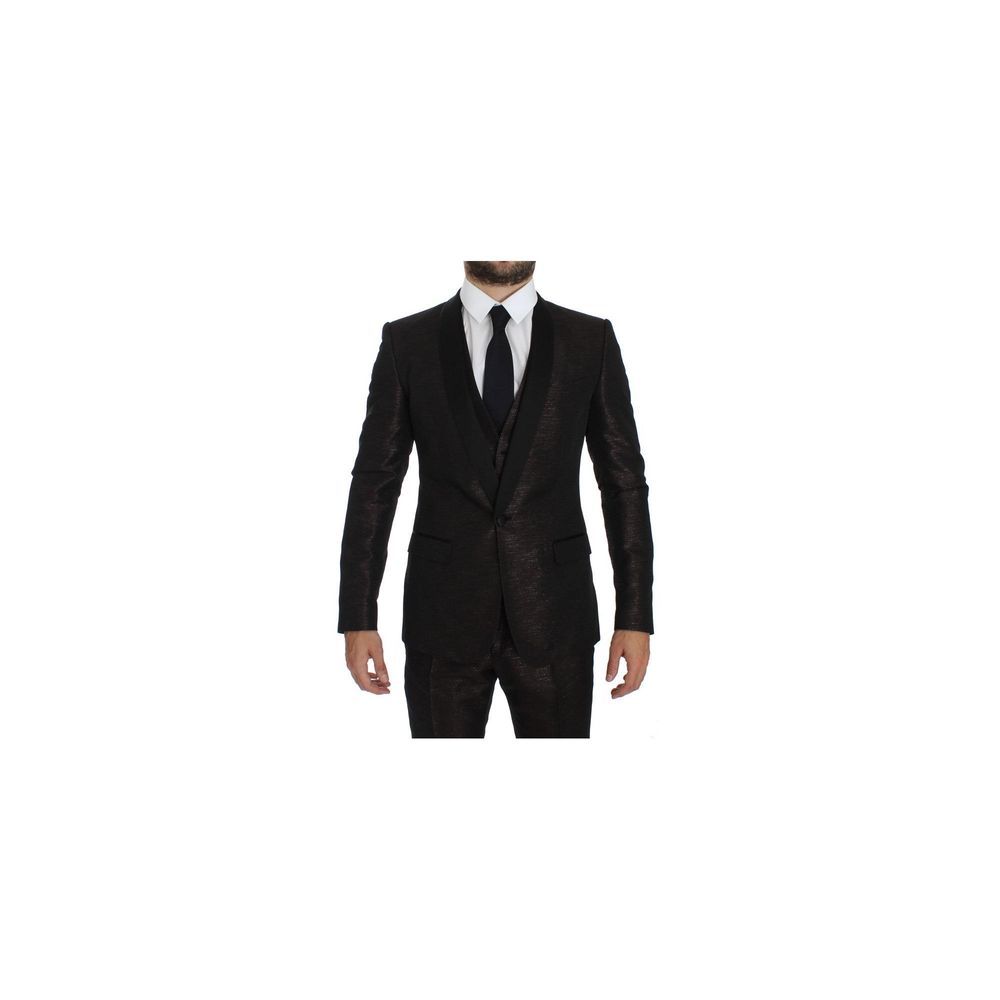 Dolce & Gabbana Bicolor Polyester Anzug