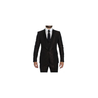 Dolce & Gabbana Bicolor Polyester Anzug