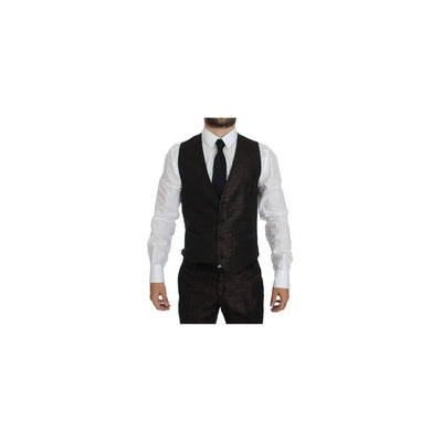 Dolce & Gabbana Bicolor Polyester Anzug