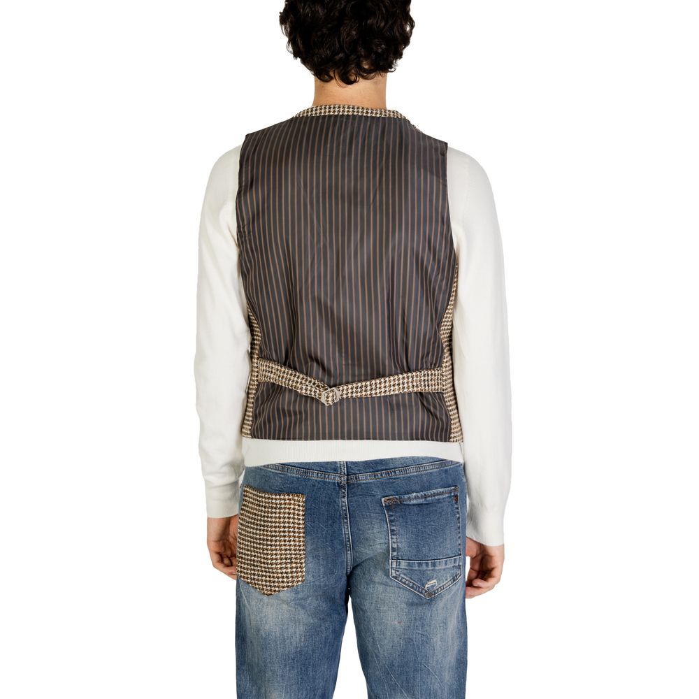 Gianni Lupo Beige Wollweste