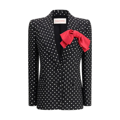 Valentino Einreihiger Blazer mit Tupfen