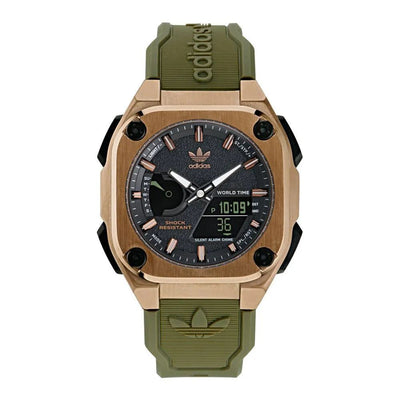Adidas Grüne synthetische Uhr