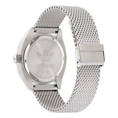 Adidas Graue Uhr aus Edelstahl