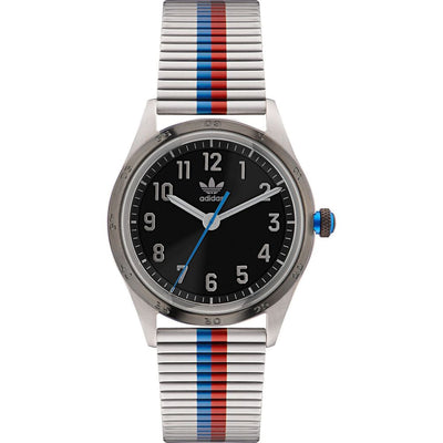 Adidas Graue Uhr aus Edelstahl