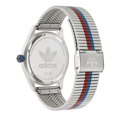 Adidas Graue Uhr aus Edelstahl