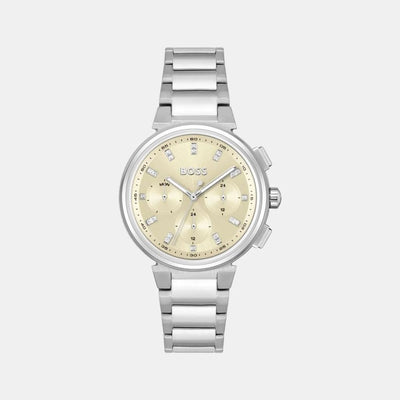 Hugo Boss Silberne Uhr aus Edelstahl