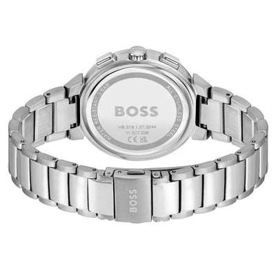 Hugo Boss Silberne Uhr aus Edelstahl