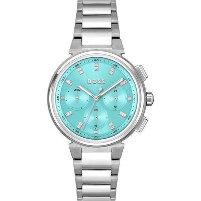 Hugo Boss Silberne Uhr aus Edelstahl