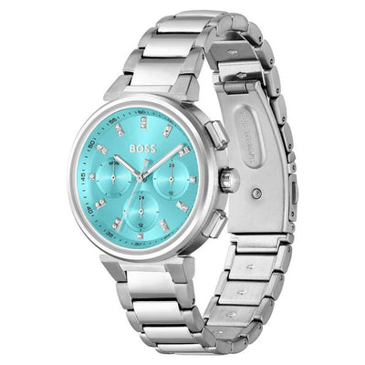 Hugo Boss Silberne Uhr aus Edelstahl