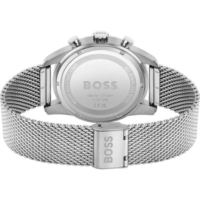 Hugo Boss Silberne Uhr aus Edelstahl