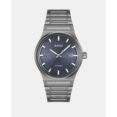 Hugo Boss Graue Uhr aus Edelstahl