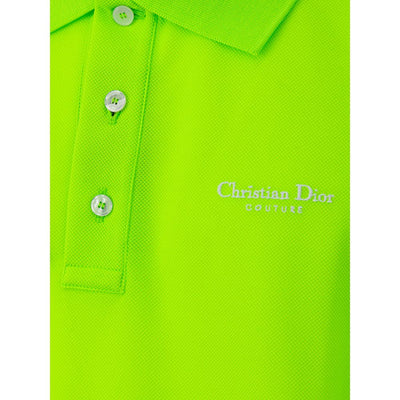Dior Grünes Baumwoll-Poloshirt