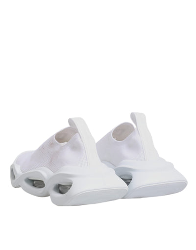 Dolce & Gabbana Weiß Slip On Wave Low Top Turnschuhe Schuhe
