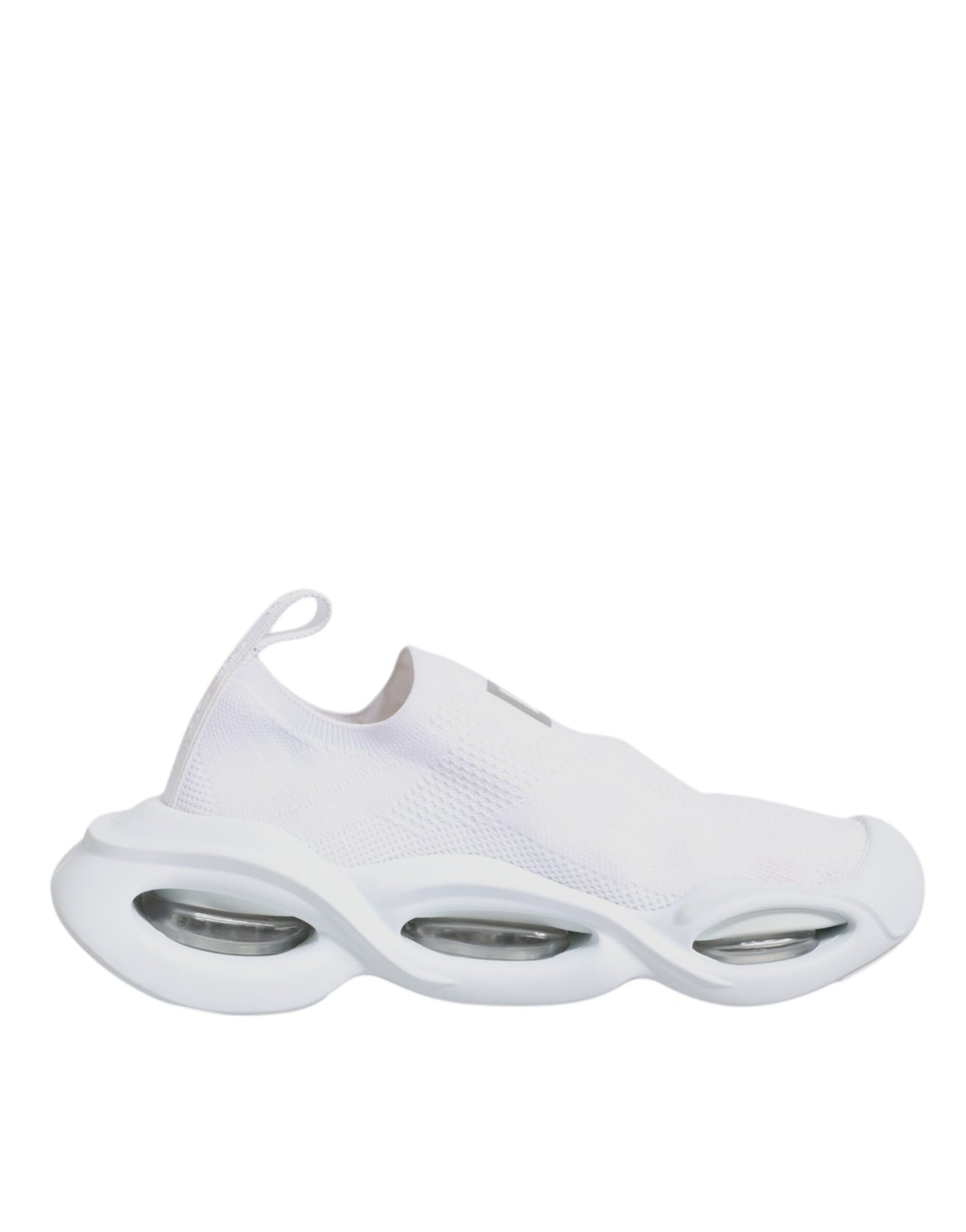 Dolce & Gabbana Weiß Slip On Wave Low Top Turnschuhe Schuhe